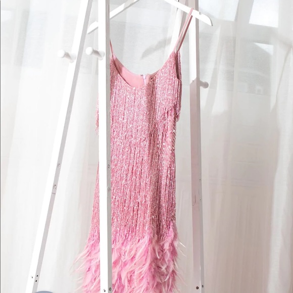 Nadine Merabi Lottie Pink Dress XS / US 2 - Picture 4 of 14